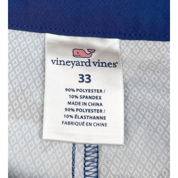 Vineyard Vines Board Shorts Men's 33 Blue Sharks Drawstring Swim Trunks Beach - Picture 2 of 4